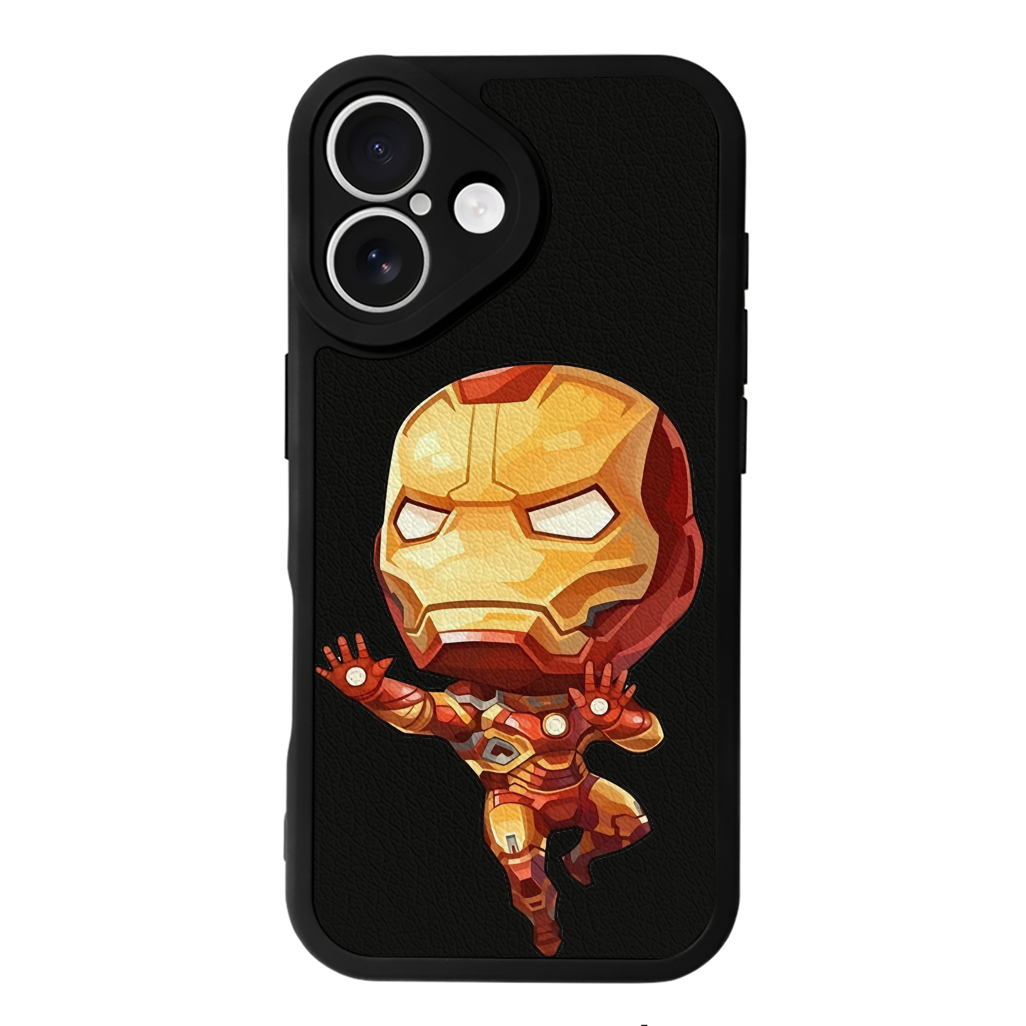 （画像用） アベンジャーズ The Avengers 【iPhone 16シリーズ対応】シリコンスマホケース（レザー調） 材質：シリコン